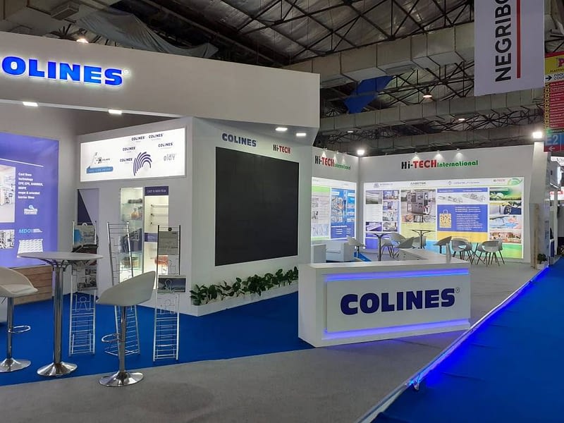Hi-Tech and Colines Exhibition Stall Designing at Plastivision 2020 - View 05